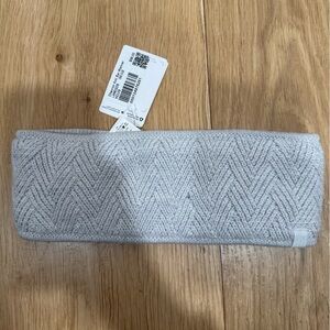 NWT Lululemon Chevron Knit Gray Ear Warmer